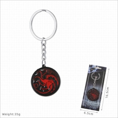 Game of Thrones Cartoon Cosplay Decorative Alloy Anime Keychain