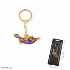 Aladdin Movie Cosplay Decorative Alloy Anime Keychain