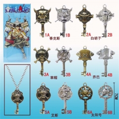 12 Styles One Piece Anime Necklace