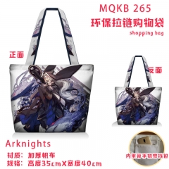 Arknights Game Thick Canvas Shopping Bag
