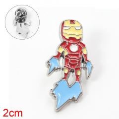 Marvel Comics Iron Man Movie Alloy Badge Brooches Enamel Pin