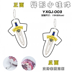 Fate/Grand Order Cartoon Cosplay Decorative Bag Anime Plush Pendant Keychain