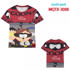 South park Anime Cartoon 3D Printing Short Sleeve T shirts