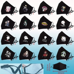 16 Designs Cartoon Movie Game Cosplay Anime Mouth Mask