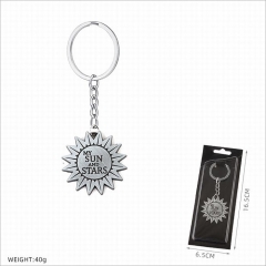 Game of Thrones My Sun and Stars Word Cosplay Decorative Alloy Anime Keychain