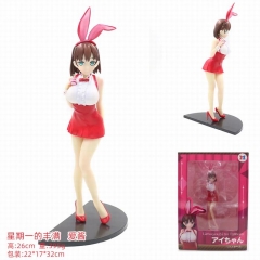 Tawawa On Monday Bunny Girl Sexy Figure Cosplay Collection Toy Anime PVC Figure 26cm