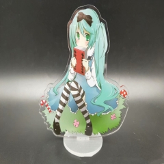 Hatsune Miku Cosplay Cartoon Character Acrylic Figure Anime Plate Standing