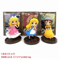 Qposket Series Disney Figure Big Eyes Collection Toys Statue Anime PVC Figures 8cm (set)