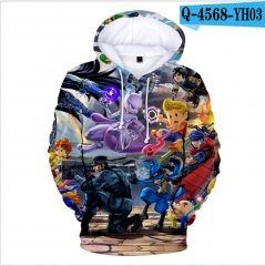 Super Smash Bros Anime 3D Print Casual Hooded Hoodie