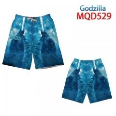 Godzilla Movie 3D Print Casual Short Pants