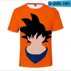 Dragon Ball Z Anime Cartoon 3D Printing Short Sleeve T shirts