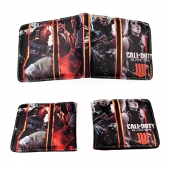 Call of Duty Game Cosplay PU Purse Folding Anime Short Wallet