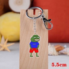 Sad Frog Acrylic Keychain