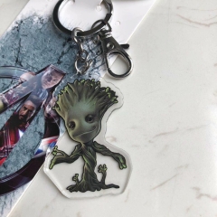 Guardians of the Galaxy Groot Anime Acrylic Keychain