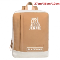 Black Pink Star Backpack Bag