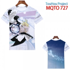 Touhou Project Full Printed Short Sleeve Anime T Shirt