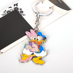 Disney Donald Duck Cartoon Cute Cosplay Decorative Keyring Alloy Anime Keychain