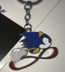 Sonic Game Cartoon Cute Cosplay Decorative Keyring Alloy Anime Keychain
