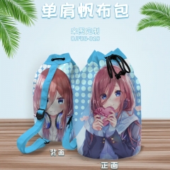 The Quintessential Quintuplets Anime Canvas Backpack Bag Single shoulder Bag
