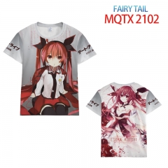 Date A Live Full Printed Short Sleeve Anime T Shirt