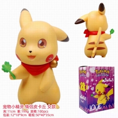 Pokemon Pikachu Cartoon Cosplay Cute Character Anime Figure PVC Toy