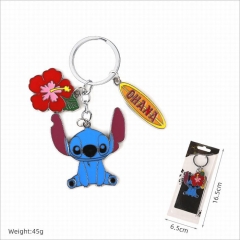 Disney Lilo & Stitch Movie Decorative Key Alloy Anime Keychain