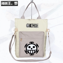 One Piece Cartoon Multifunctional Portable Cosplay For Teenager Canvas Anime Backpack Crossbody Bag