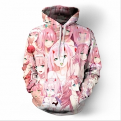 DARLING in the FRANXX Anime Casual Hooded Hoodie