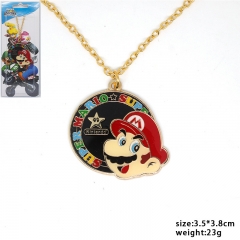 Super Mario Bro Game Cosplay Movie Alloy Necklace