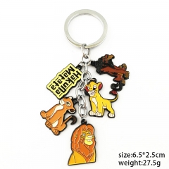 The King Lion Movie Cartoon Alloy Keychain