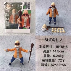14.5CM SHF Dragon Ball Z Master Roshi Kame Sennin Character Anime Action Figure