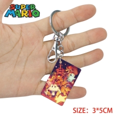 Super Mario Bro Anime Acrylic Keychain