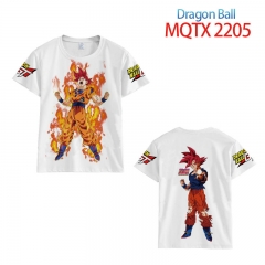 Dragon Ball Z Cartoon Character 3D Printing Short Sleeve T shirts