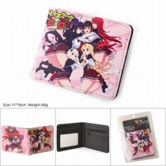 High School D×D Cartoon Cosplay PU Folding Purse Anime Wallet