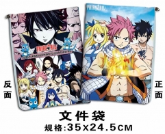 Fairy Tail Cartoon For Student Office File Holder Anime File Pocket