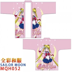 Pretty Soldier Sailor Moon Cosplay Cartoon Anime Kimono Haori Cloak