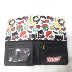 Q Version DC Comic Movie Colorful PU Leater Wallet and Purse