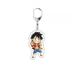 One Piece Luffy Anime Acrylic Keychain