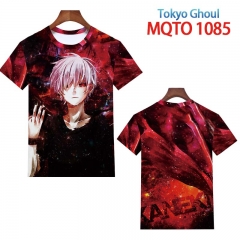 Tokyo Ghoul Character Anime Cartoon Movie 3D Printing Short Sleeve Casual T shirt