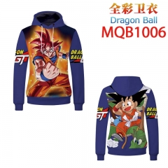 Dragon Ball Z Full Color Hooded Patch Pocket Coat Hoodie