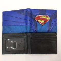 Superman Movie Cartoon Colorful PU Leater Wallet and Purse