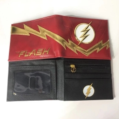 The Flash Anime Carton Colorful PU Leater Wallet and Purse