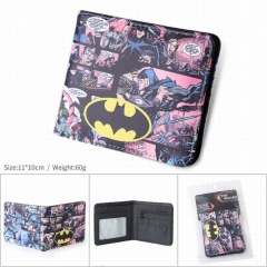Batman Cartoon Anime PU Leather Wallet and Purse