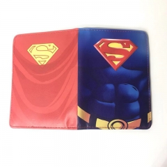 Superman Movie Cosplay Card Holder Anime Passport Book Cover Card Bag
