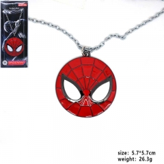 Marvel's The Avengers Spider Man Anime Cartoon Alloy Necklace