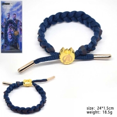 Marvel's The Avengers Blue Jewelry Bangles Weaving Anime Bracelet