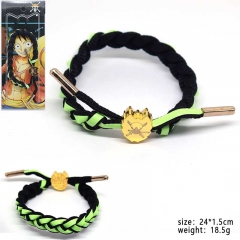 One Piece Jewelry Bangles Weaving Anime Bracelet