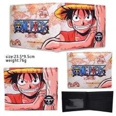 One Piece Cosplay PU Leather Coin Purse Anime Wallet