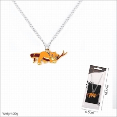 Disney The Lion King Movie Pattern Cartoon Cosplay Anime Alloy Necklace