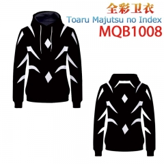 To_Aru_Majutsu_no_Index Pattern Full Color Casual Hooded Patch Pocket Coat Hoodie